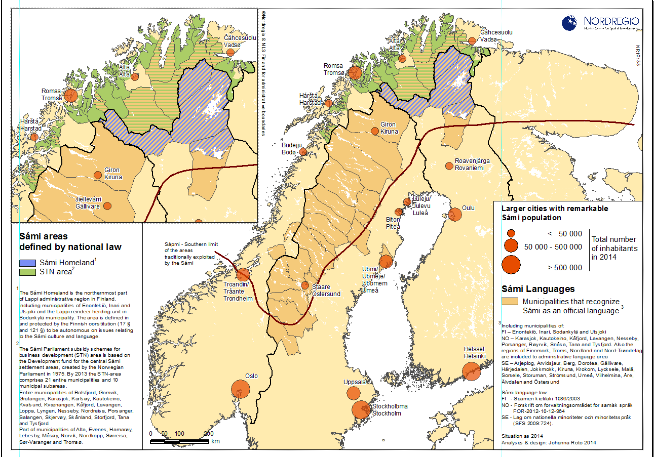 saamenmaa kartta Saamelaiset ja Saamenmaa kartalla   PDF saamenmaa kartta