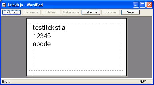 20.8.2009 Sivu 27 / 34 Vaihda oletuspaperikoko A4 tai USER tulostimessa olevaan tarrakokoon jonka olet aiemmin luonut, esim. 49x30.