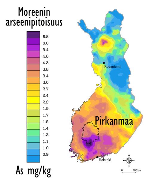 Alustavat kohdetutkimukset - 10 + 7 + 4 = 21 kohdetta - tutkimukset: kallioperä, maaperä, tuotteet, pohja- ja pintavesi -