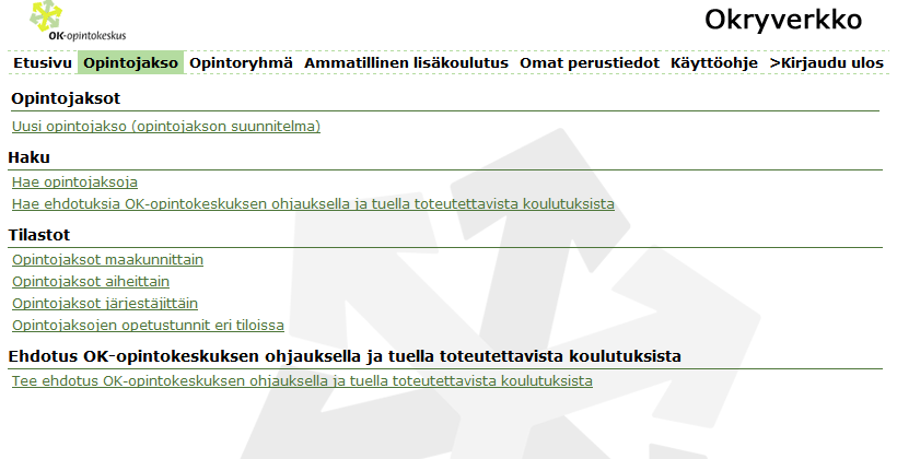 21 (Kuvan lähde: OK-opintokeskus) 3. Täytä opintojakson kaksisivuinen suunnitelma. Muista opintojakson laajuutta määritellessäsi, että mittayksikkö on opetustunti.