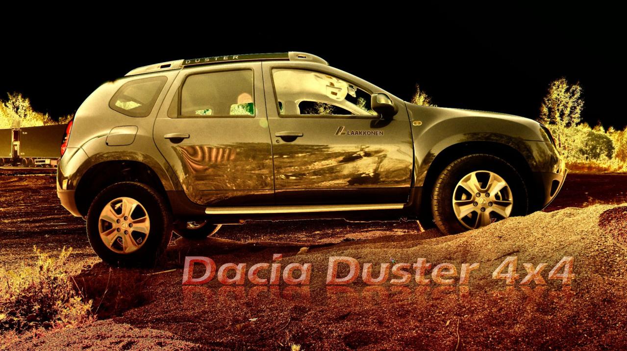- KORVIKEAUTOT KOEAJOSSA - Dacia Duster 4x4 2014 Rutinoffin kuski tekee silloin tällöin autojen koeajoja.