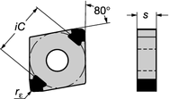 Negatiiviset terät Negatiiviset terät T-Max P Rombinen 80 Terät - erikoiskovat teräaineet CNA, CNMA CNX K S H CC CC CC CC CB CC CC CC CB CB CB CB Huom! Laatu CB7025 on pinnoittamaton.