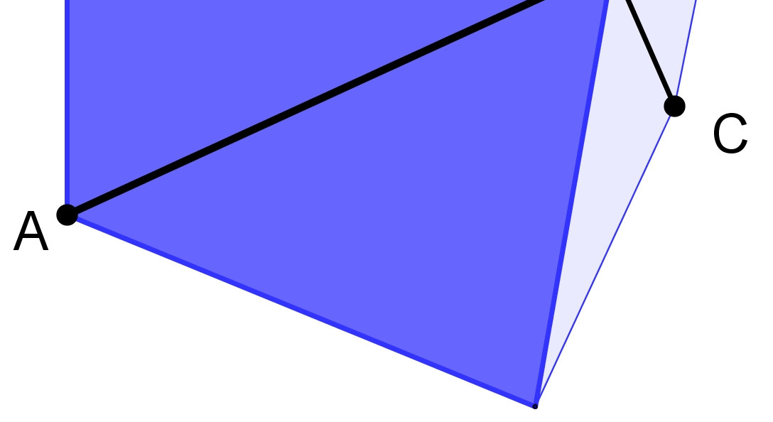 Korvaa kirjaimet luvuilla niin, että eri kirjaimet vastaavat eri lukuja. Ratkaisu: eli S=5, I=, M=1, K=4, A =0 3. Kolmiot ABC ja DBC ovat tasakylkisiä. Kuinka pitkä on sivu BD?