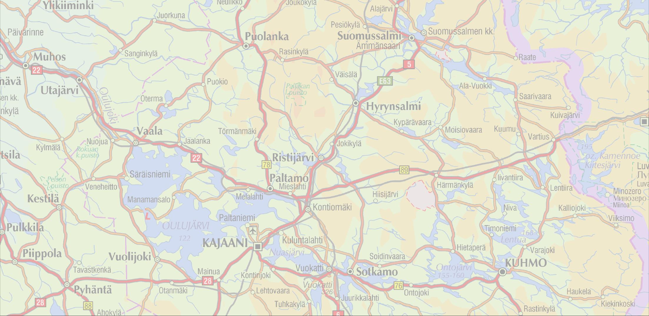 YLIKIIMINKI VEPSÄ KAINUU PYHÄKOSKI PÄLLI PYHÄNSELKÄ Pyhäkosken (2020-25) PUOLANKA KURIMO ÄMMÄ AITTOKOSKI UTANEN Pyhänselän 400 kv laajennus Seitenoikean uusi 220/ muunto (2017) PALJAKKA HYRYNSALMI