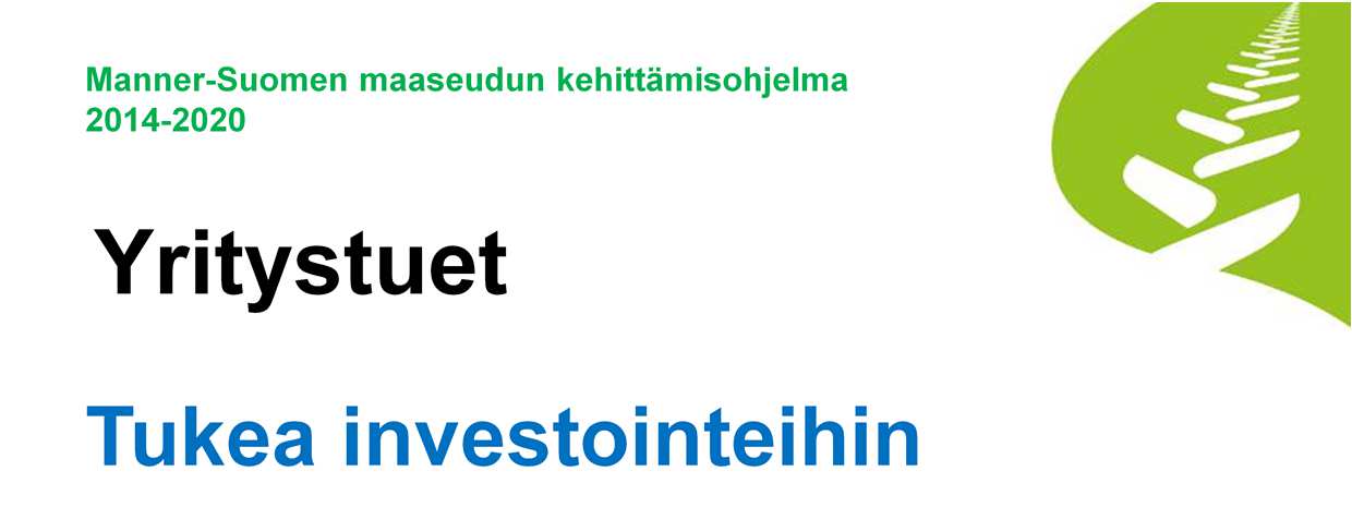 Investointituet matkailun osalta jatkuvat päättyvän kauden kaltaisina.