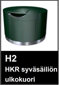 aluesuunnitelma, Myllypuron virkistysalue 8/8 Aidat ja kaiteet: Istutusten suoja-aita puinen A6 väri RAL 7021 Black Grey, kolmilanka-aita A7 väri RAL 6012 Black Green Pollarit: Teräspollari B2,