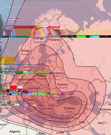 59 Kuva 28: Eutelsat W3A-satelliitin Europe B-keilan palvelualue [36] Taulukko 7: Ku-Kaista:n laskelmissa käytetyt arvot Linkin ominaisuudet Taajuus (UL) 14.125 GHz Taajuus (DL) 11.