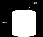 A26 Laske A25 tehtävän lieriön kokonaispinta ala. B18 Laske ympyrälieriön tilavuus, kun lieriön korkeus on 12,5m ja pohjan halkaisija on 9,0m. B19 Laske B18 tehtävän kappaleen kokonaispinta ala.