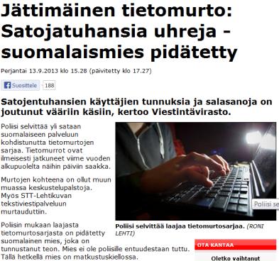 Keitä kyberturvallisuus koskettaa?