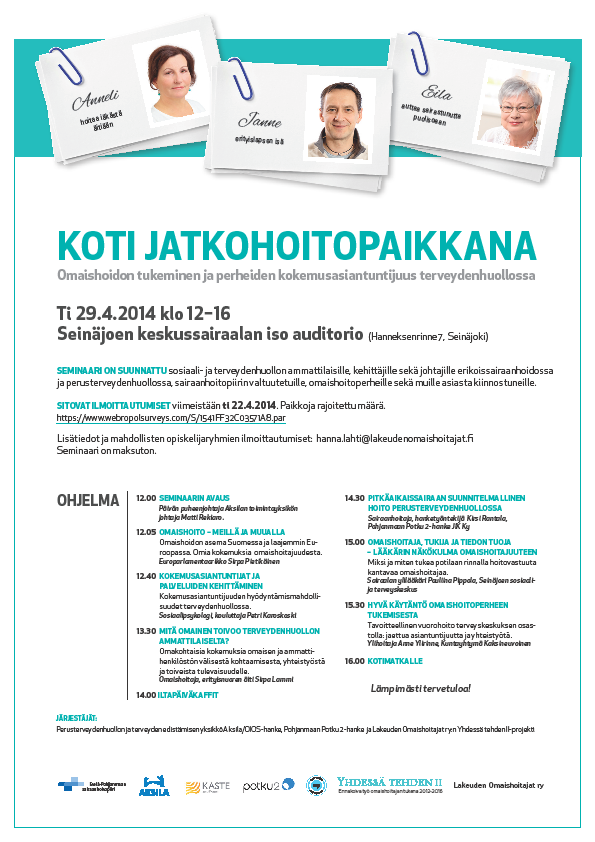 Kotona Ensimmäisen kerran tutustuin omaishoitoon yli kymmenen vuotta sitten. Tuntuu uskomattomalta, että edelleen puhutaan samoista asioista, mm.