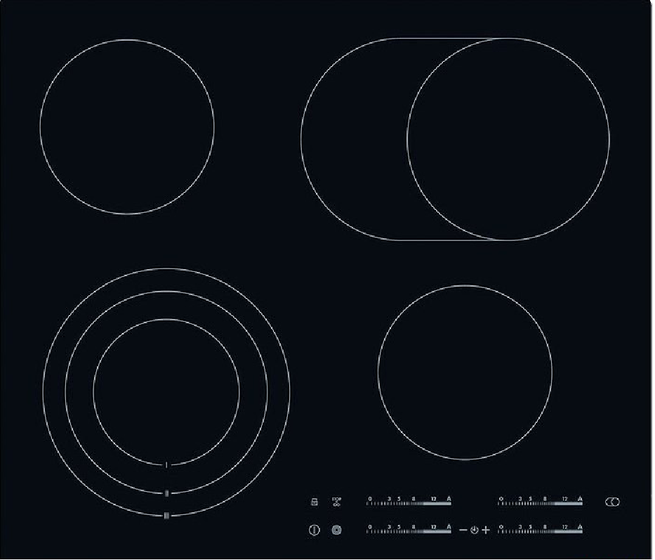 Aeg taso HD654070FB Laadukas taso helppokäyttöisillä liukusäädöillä. Keittoalueita voi säästää helposti haluamakseen. Lapsilukko suojaa perheen pienimpiä.