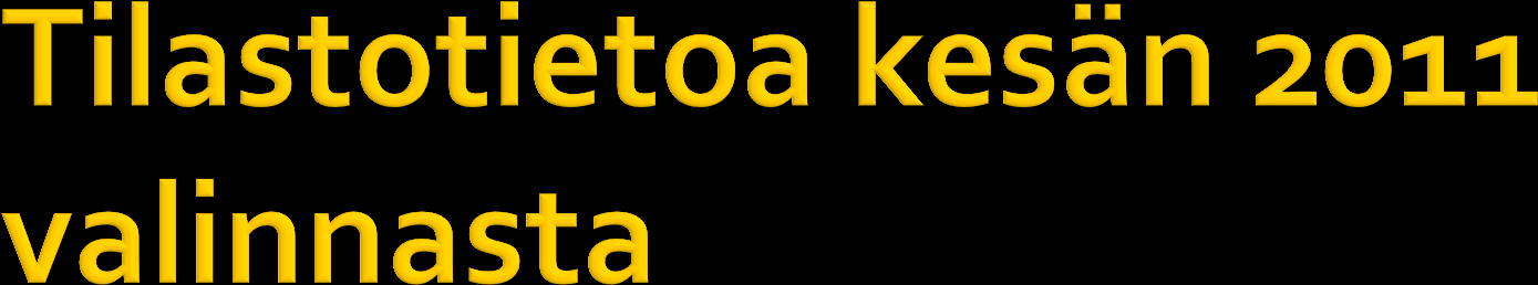 AATE- JA OPPIHISTORIA hakemukset 111 (v. 2010 oli 154) valintakokeeseen osallistuneet 34 (v.