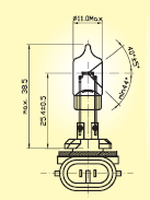 1002008 1002009 H8 12V 35W PGJ19-1 H9 12V 65W PGJ 19-5 1002011 H11 12V 55W PGJ19-2 1002012 H11 24V 70W PGJ19-2 1001623 1001621 1002040 PGJ13 SAE886 12V 50W 4,40