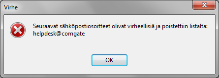 10.5. RYHMÄVIESTIT Ryhmäviestit painikkeen alta tehtävät haut voi lähettää ryhm äsähköpostina.