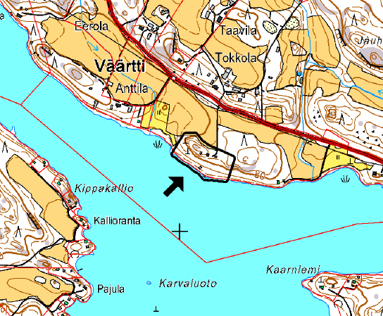 Tilan Tokkola 4:94 omistaja on tehnyt esityksen, että kaavassa olevan rakennetun rakennuspaikan virheellinen käyttötarkoitus (RA) korjataan olemassa olevan tilanteen mukaiseksi (A).