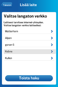 Vaihe 6/7 Laitteen yhdistäminen verkkoon Siihen tarvitset langattoman