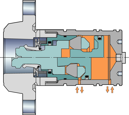 TURN - FN Automaattiset kiinnitysyksiköt oromant apto kiinnitysyksiköt Automaattisissa kiinnitysyksiköissä vetotangon edestakaiset liikkeet saadaan aikaan hydraulipaineella.