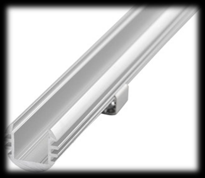 Brovia Oy LED- Alumiiniprofiilit Sivu 6 / 14 Pyöreä profiili matalalle kannelle Työtasot,