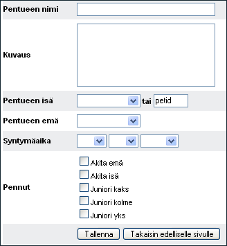 5 3. Kasvattajasivu Kasvattajasivullesi pääset klikkaamalla Oma -välilehden pudotusvalikosta Kasvattajasivu -linkkiä. 3.1.