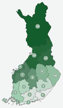 Skenaariot Metsä-puu-ketjut viidelle metsäkeskusalueelle ToSIA Database Client -ohjelmalla (Pohjois-Karjala, Kainuu, Pohjois- ja Etelä-Savo ja Kaakkois-Suomi) Sosiaalisten, taloudellisten ja