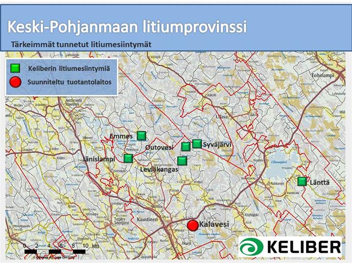 Keliberin tausta Keliber Oy:n juuret ovat Suomen Mineraali Oy:n ja Paraisten