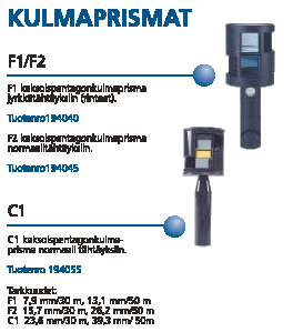 2.2 KULMAN MITTAUS Kulman mittaus voidaan jakaa suoran kulman määrittämiseen ja mielivaltaisen kulman mittaukseen.