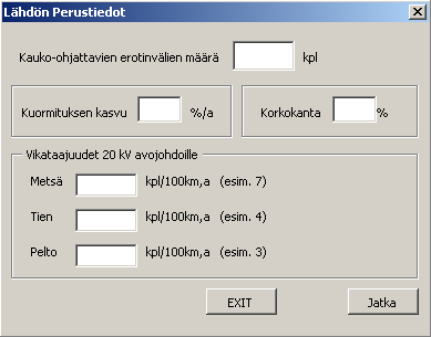 LIITE II Kuvia kunnossapito-ohjelmasta ja lähtötietojen kokoaminen (1/3)