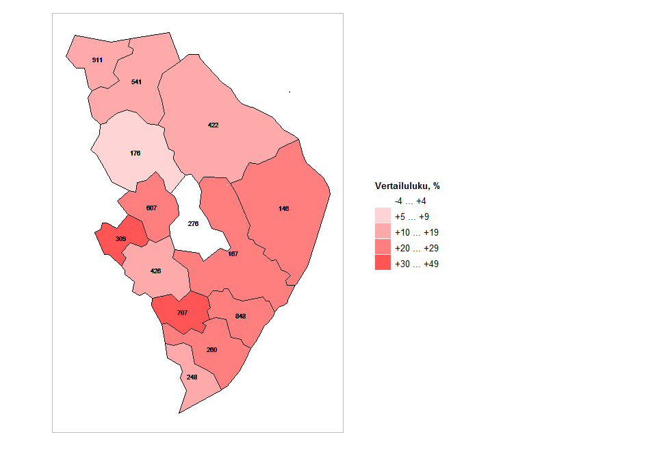 Vammojen ja myrkytysten aiheuttamien hoitojaksojen määrä