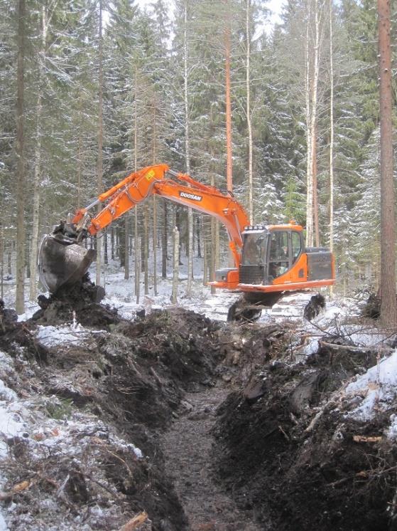 Huomioitavaa toteutuksessa, jatkuu Kaivu- ja perkauskatkot vs. riittävä kuivatussyvyys perustelut maanomistajille Luonnonuomien ym.