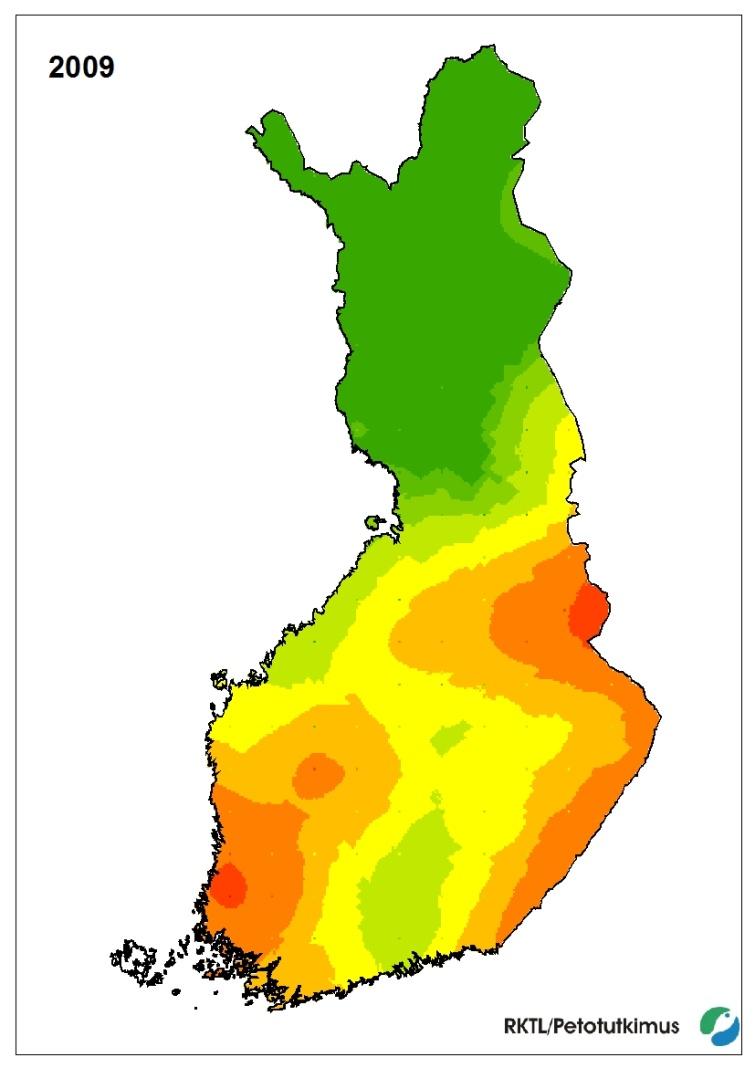 Suden levittäytyminen Suomessa