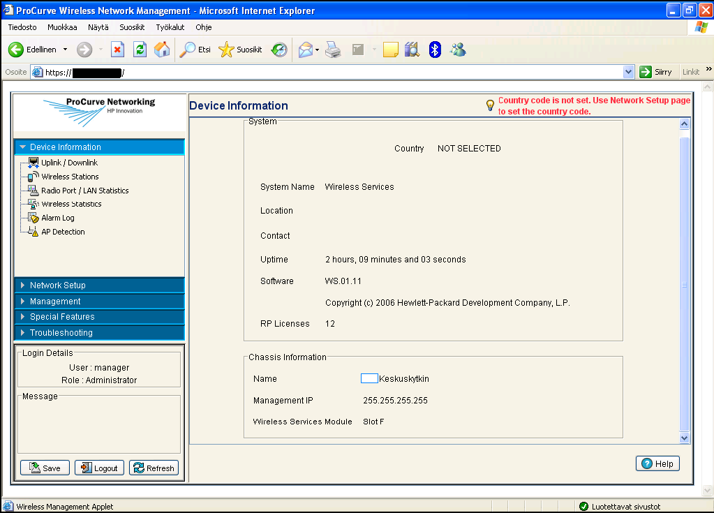 21 ProCurve Manager Plus:aan voidaan hankkia lisäominaisuuksia lisäohjelmistojen avulla. Näitä ohjelmia ovat ProCurve Mobility Manager, ProCurve Identity Driven Manager sekä Network Immunity Manager.