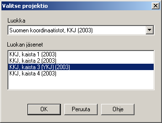 53 YKJ-määrittely Mapinfossa Universal Translatorille annettu koordinaattijärjestelmä- ja projektiomuunnos ei aina toimi käännettäville tiedostoille oikein.