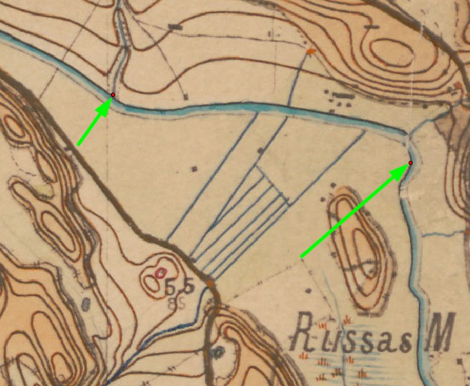 3) Joenmutkat, purojen laskukohdat Savisilla mailla joen uoma on kuitenkin voinut