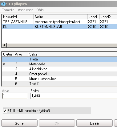 STUL Rekisteriuudistus Ascii-formaatin muotoinen aineisto poistui ja tilalle XML formaattia olevat aineistot.