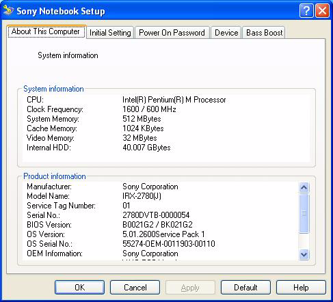 Sylimikrosi käyttämie Tietokoeesi käyttöö valmistelu Soy otebook Setup -ohjelmalla.