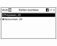 Navigointi 95 Ponnahdustiedot-valinnalla voit määrittää, minkä tyyppinen kuva näyttöön tulee lähestyttäessä moottoritieliittymää.