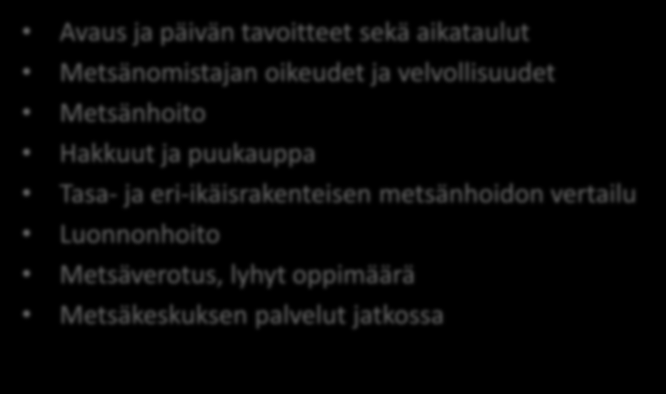 METSÄÄN ABC -PÄIVÄ 21.