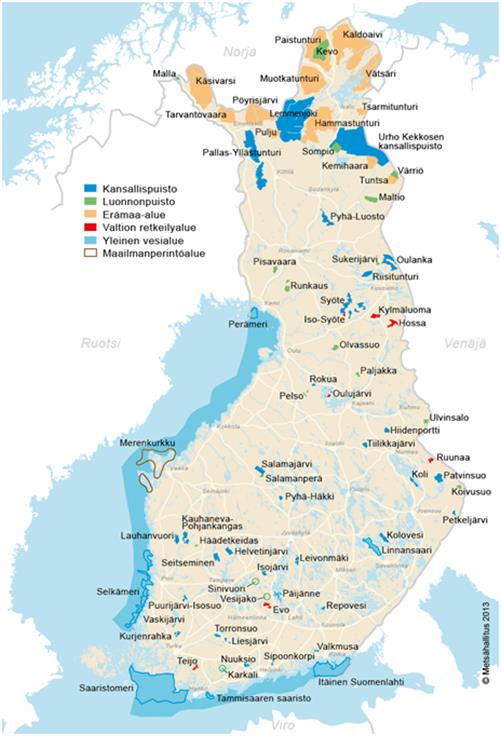 Metsähallituksen luontopalvelut hoitaa arvokkainta suomalaista luontoa Samalla se tuottaa hyvinvointia ja terveyttä suomalaisille.