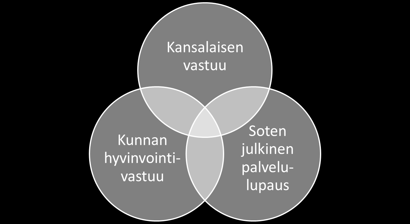 6. Vastuunjako ikäihmisten arjessa pärjäämisen turvaamiseksi Hyvinvointivastuu jakautuu julkisen vallan, yksilöiden ja perheiden sekä muiden toimijoiden kuten yritysten, järjestöjen ja