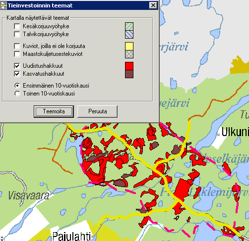 Tieverkkosuunnittelu ja tieinvestointien