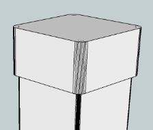 Poista asennuslevy, ruuvaa kiinnityskorvakkeet (4) metalliruuvilla 4,2 x 22 mm. Laita tolpan hattu paikoilleen. (5) Kuva 8. Tolpan hattu (5).