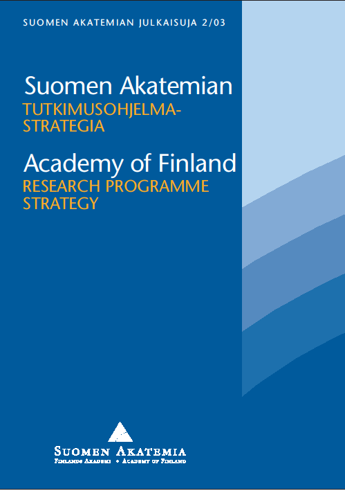 2009 - kansainvälisyys - monitieteisyys ja tieteidenvälisyys - Akatemian