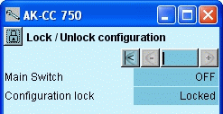 Konfigurointi - jatkoa Avaa säätimien konfiguroinnin lukitus 1. Mene konfigurointivalikkoon Jos haluat tietää enemmän eri konfigurointivaihtoehdoista, ne on lueteltu alla.