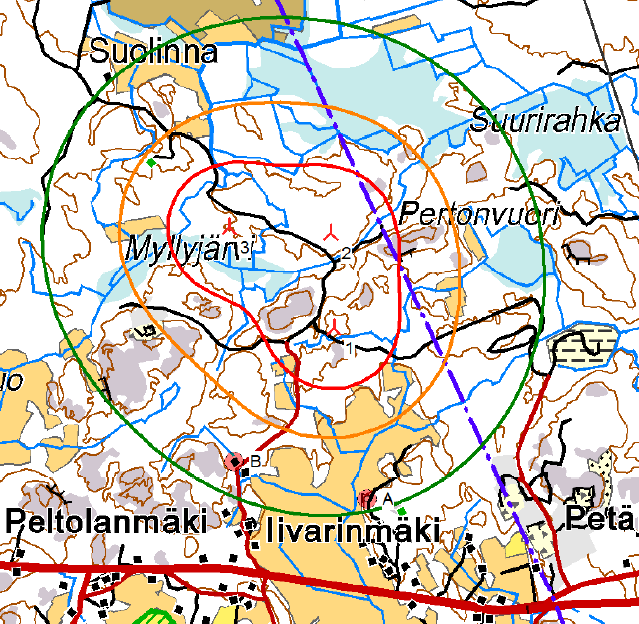 FCG SUUNNITTELU JA TEKNIIKKA OY Kaavaselostus, ehdotus 45 (82) nykseen alittaa sen vähintään 1,6 db taajuudella 200Hz.