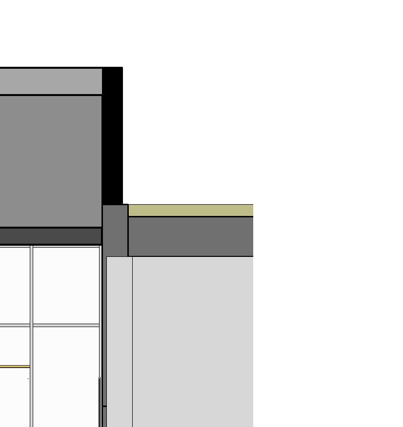 IVKH 21 m² LUKIO / Lukusali-ryhmätyö 56 m² Opettajien työtila 27 m² 4 m² Vanha osa E lukio / Opetustila A 50 m² lukio / Opetustila B 40 m² 20 m² Leikkaus