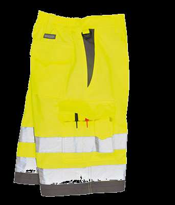 HI-VIS työshortsit LAADUKAS EN471 Hi-Vis Shortsit, 65/35% PE/CO.