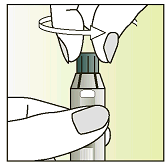 Ohjeet lääkkeen käytöstä Elonva- ruiskun ja neulan osat Pistoksen valmistelu 1. - Ennen kuin käytät Elonvaa, pese kädet saippualla ja vedellä ja kuivaa ne.