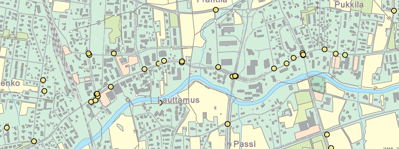 Onko alueella liikenneturvallisuuden kannalta ongelmallisia paikkoja?