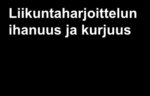 Liikuntaharjoittelun ihanuus ja kurjuus