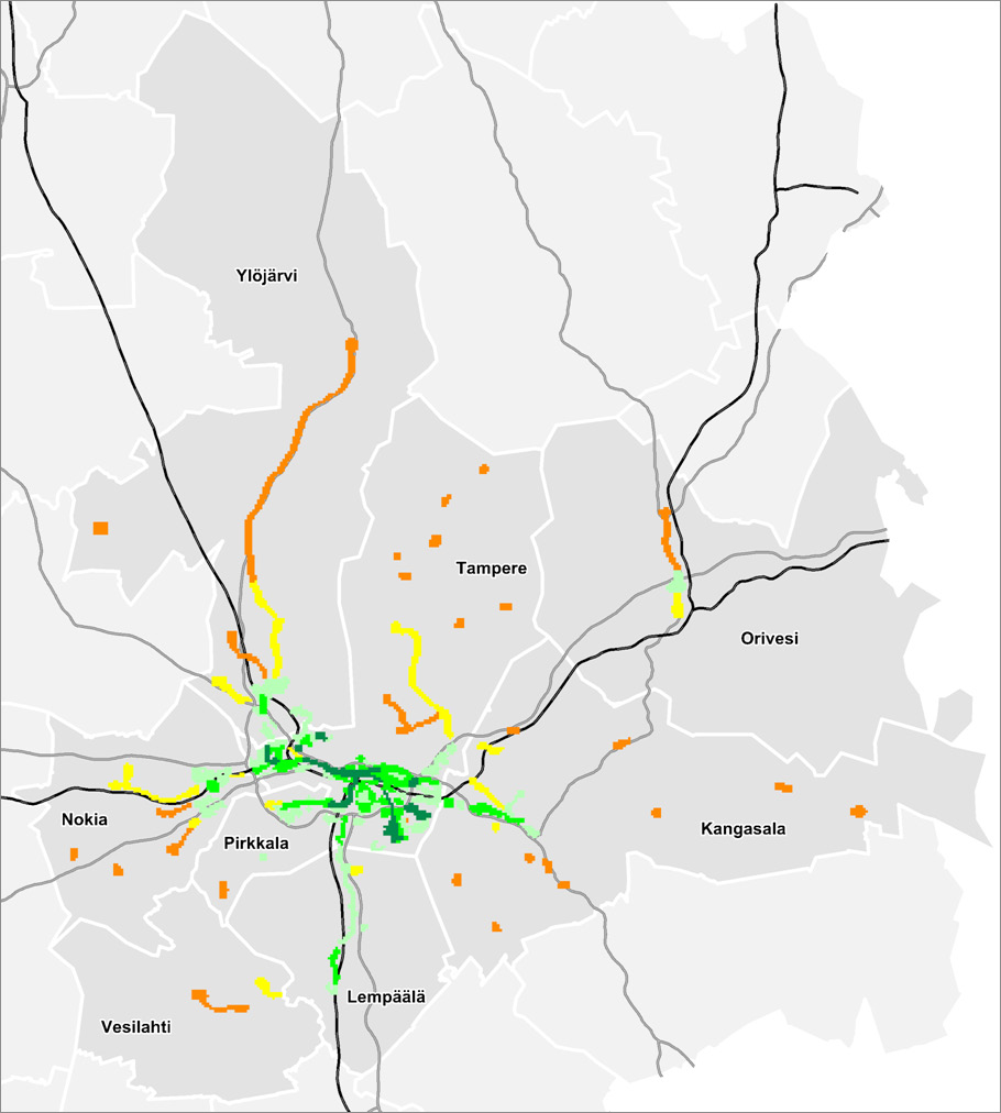 Tampereen kaupunkiseudun joukkoliikennelautakunta toimii joukkoliikennelain mukaisena viranomaisena Kangasalan, Lempäälän, Nokian, Oriveden, Pirkkalan, Tampereen, Vesilahden ja Ylöjärven kuntien